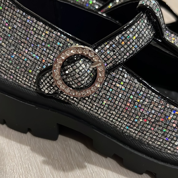 NWOT Steve Madden Sparkly Shoes Size 2 - Picture 6 of 8